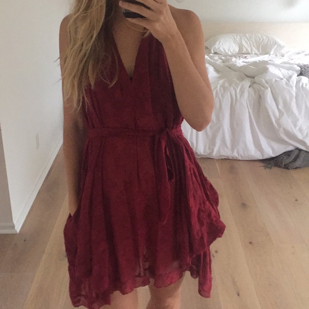 BCBGMaxazria Red Runway Dress
